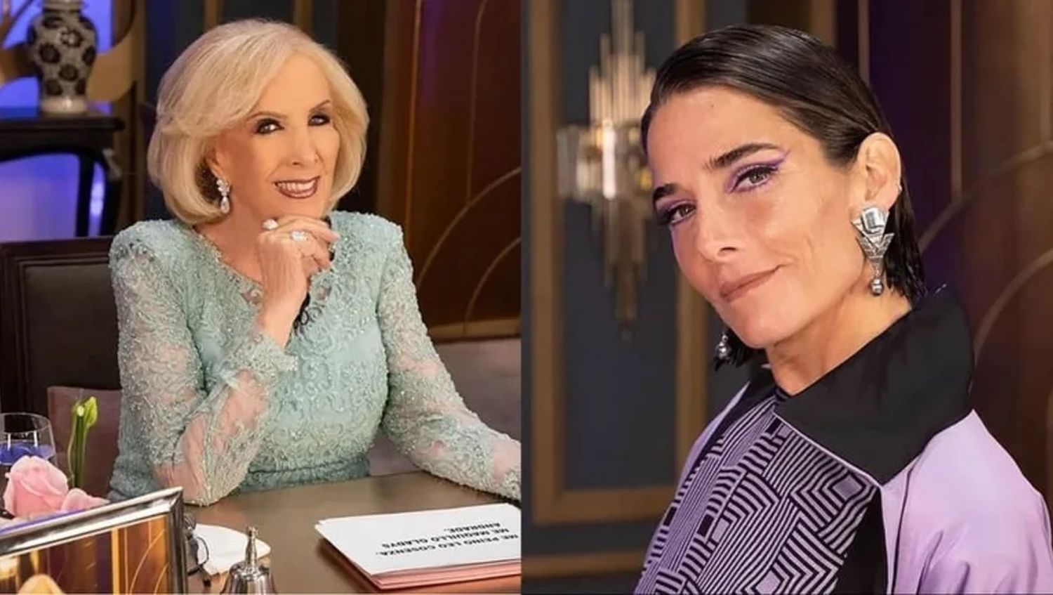 Mirtha Legrand y Juana Viale, un clásico de la pantalla de El Trece