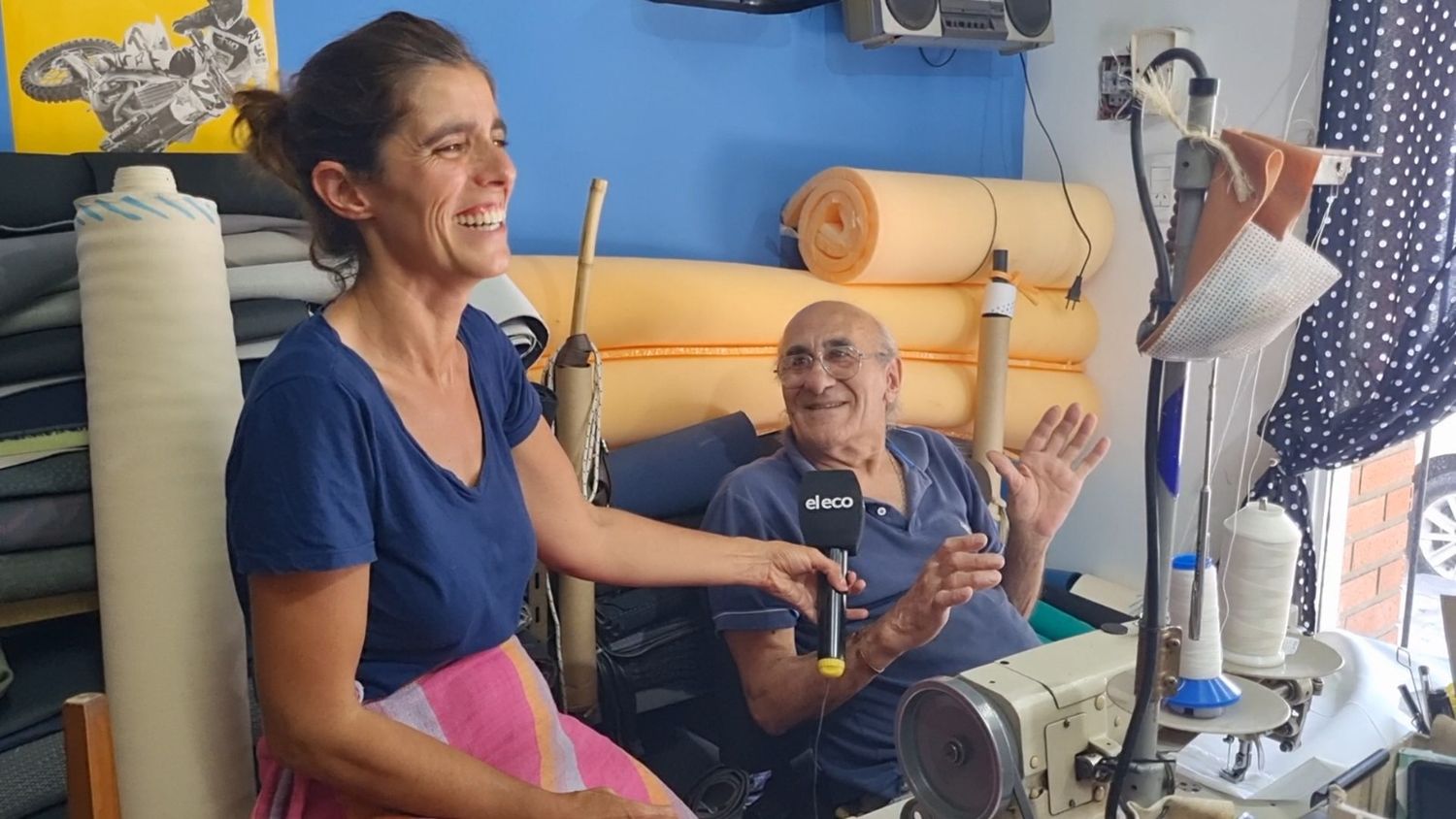 Rubén Bañuelo, 60 años en el oficio de tapicero