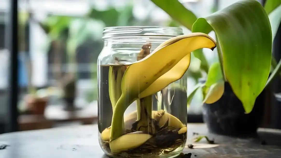 Cáscaras de banana y vinagre: el fertilizante casero que potencia tu jardín
