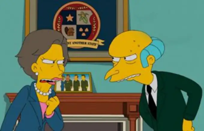 Jane Fonda, el nuevo amor del señor Burns