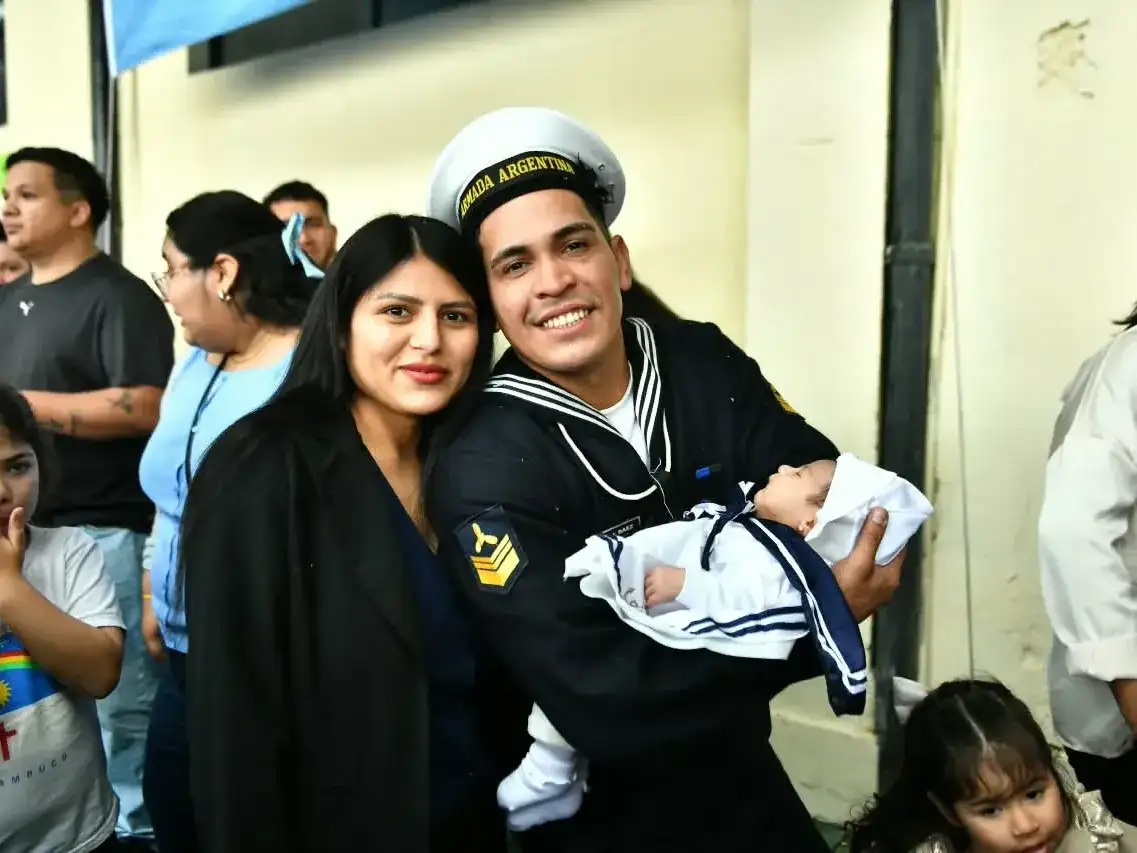 José María Báez conoció a su hija.