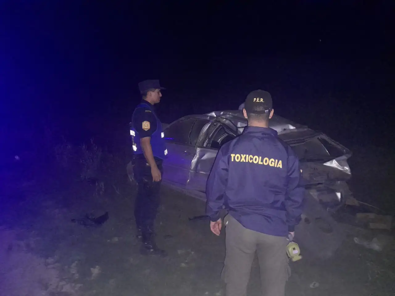 Encuentran sustancias ilegales en el auto del crespense siniestrado en ruta provincial 11
