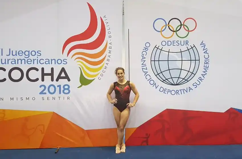 Ayelén Tarabini cerró la final de Suelo en la octava posición