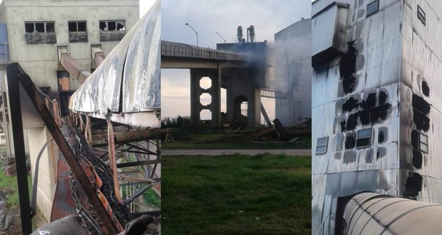 Incendio en el Puerto: Bomberos lucharon durante 3 horas contra las llamas en el sector de elevadores
