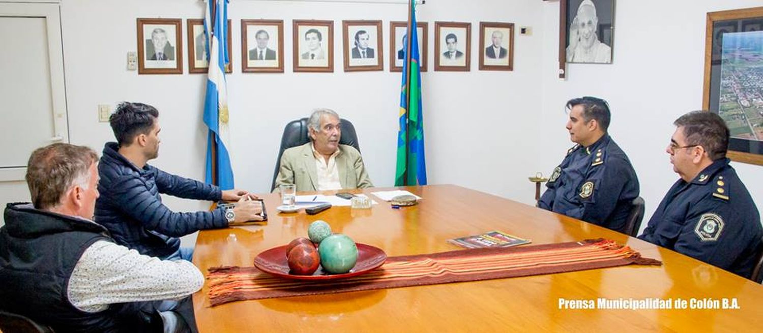 Colón: El intendente Casi recibió a las nuevas autoridades policiales