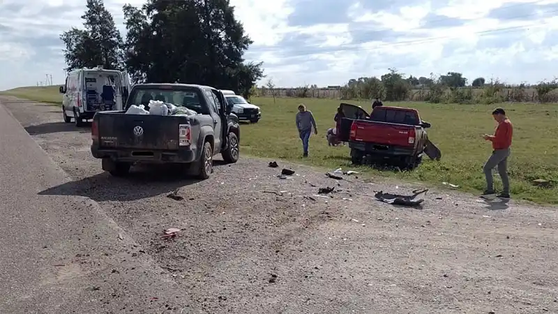 Adolescente conducía sin carnet en la ruta y protagonizó un violento choque