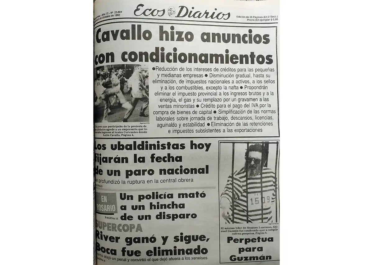 Jueves 8 de Octubre de 1992