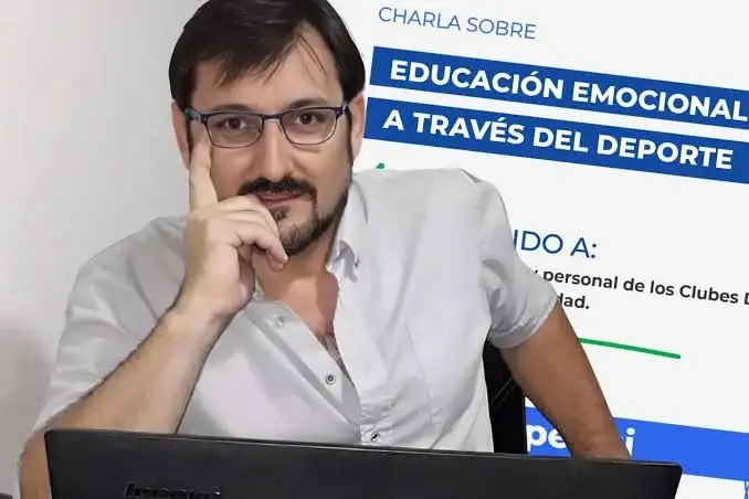 Cristian Sperati disertará sobre "Entrenamiento Mental del Deportista" en Venado Tuerto. Foto: Gentileza