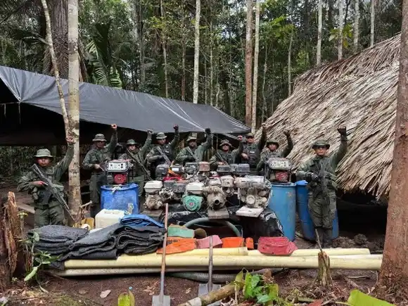 Desmantelan campamento de minería ilegal en Amazonas