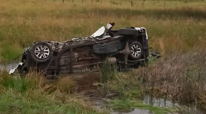 Una beba murió tras un violento choque en la Ruta 5