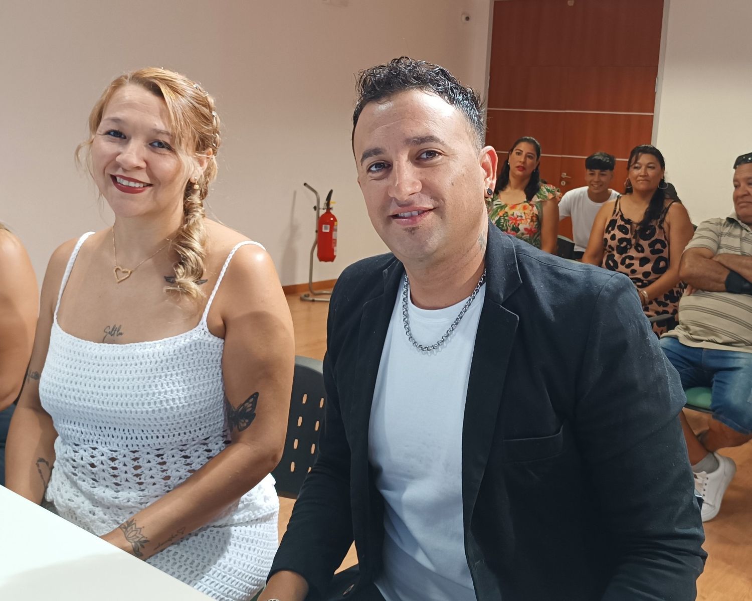 Iván y Marina fueron una de las parejas que dieron el sí en esta fecha especial