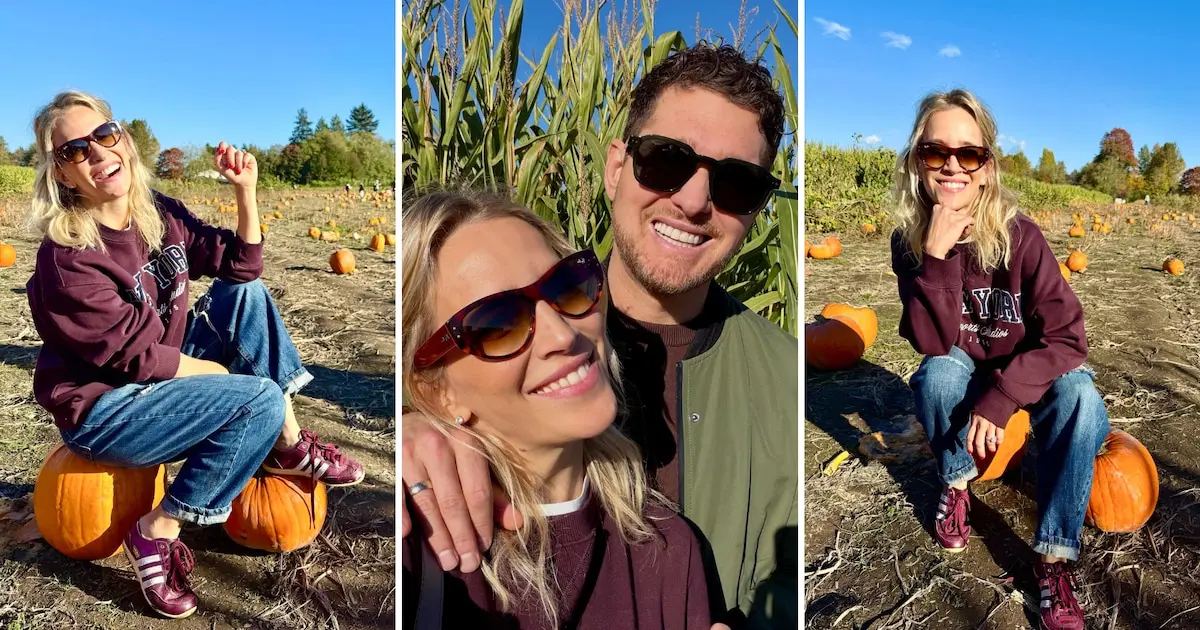 Luisana Lopilato y Michael Bublé celebraron el otoño en Canadá con una jornada en una granja de calabazas
