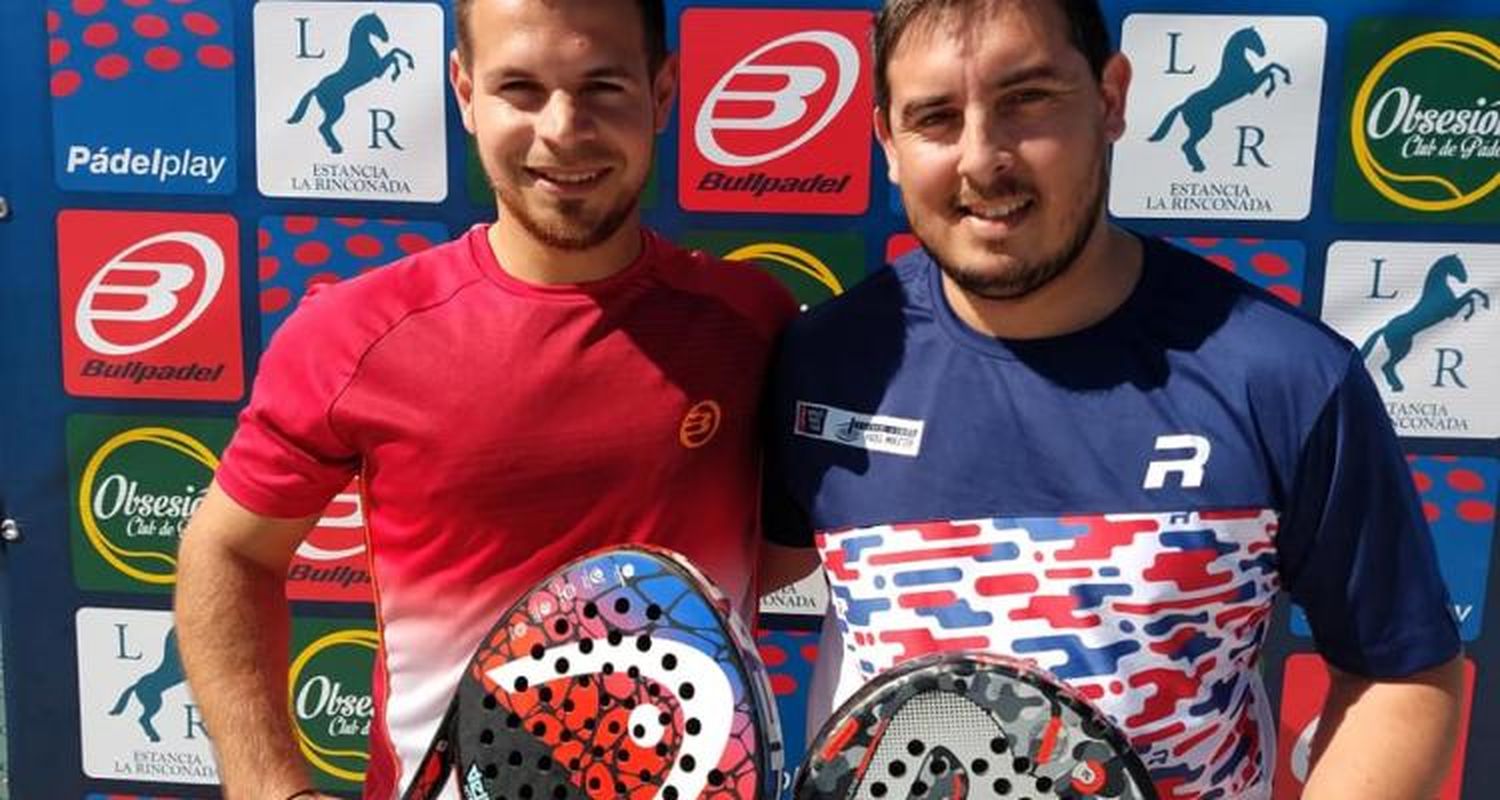 Agustín Gómez festejó en el Circuito Padel Play en Rosario y jugará la Copa Argentina