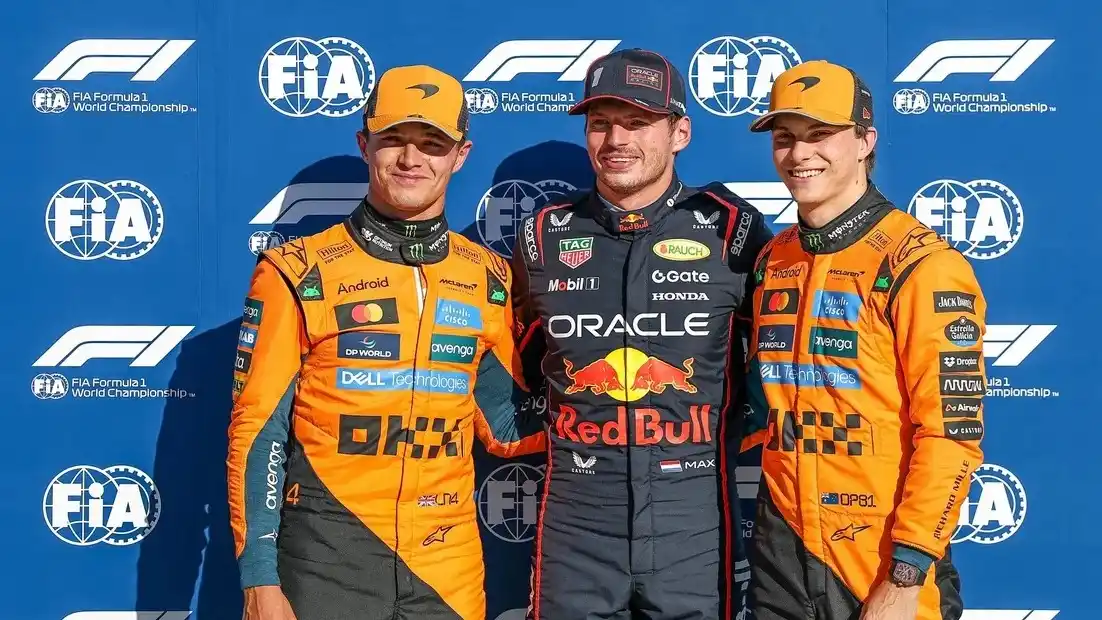 El campeonato de Fórmula 1 se definirá entre Norris, Verstappen y Piastri