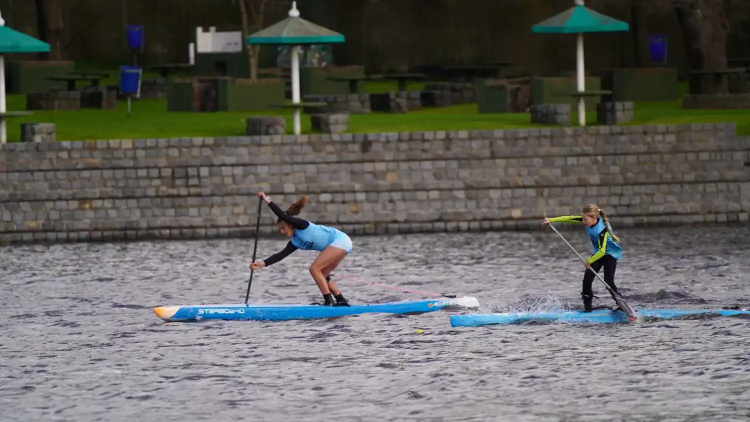 Comenzó en el río Quequén la final del Campeonato Argentino de SUP Race