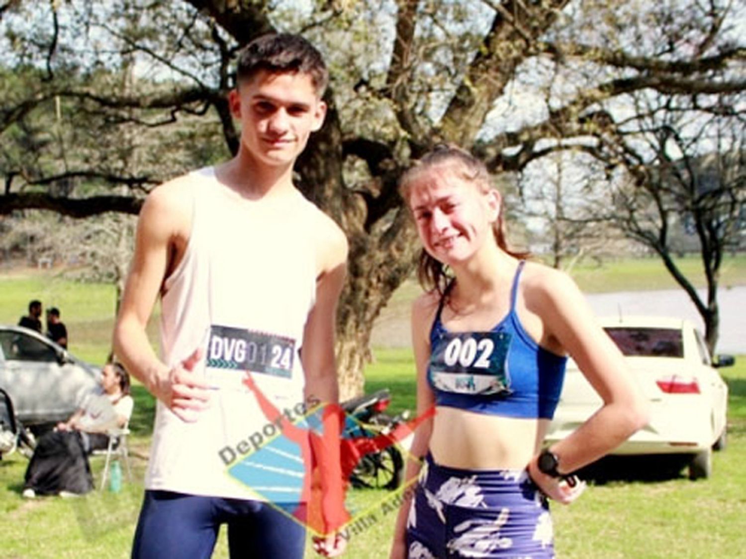 Greta Victoria Rodríguez y  Gadiel Vallejos ganaron los 8K 