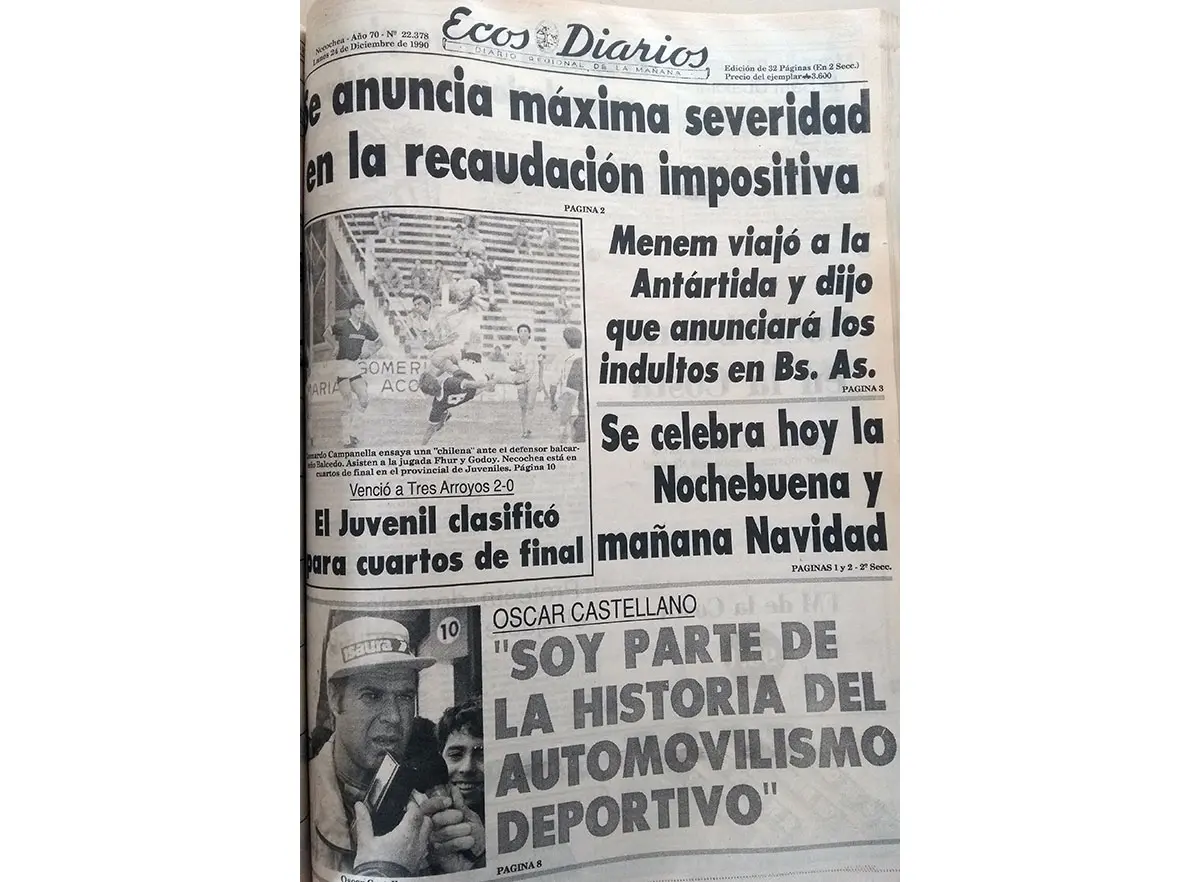Lunes 24 de diciembre de 1990