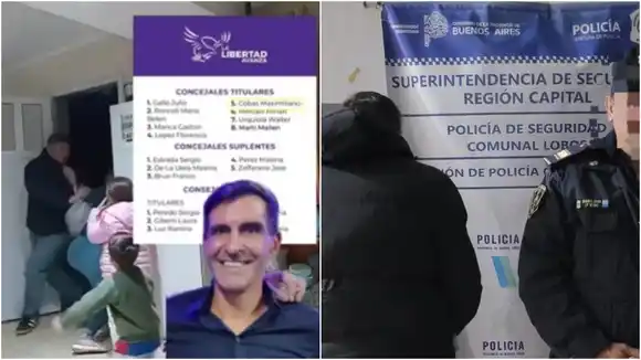 Procesaron al candidato libertario de Lobos que golpeó a la ex mujer delante de sus hijos: qué dice el informe policial