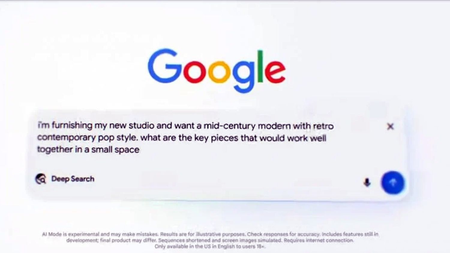 Google incluye en su buscador un “modo con inteligencia artificial”