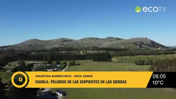 El peligro de las serpientes en las sierras tandilenses