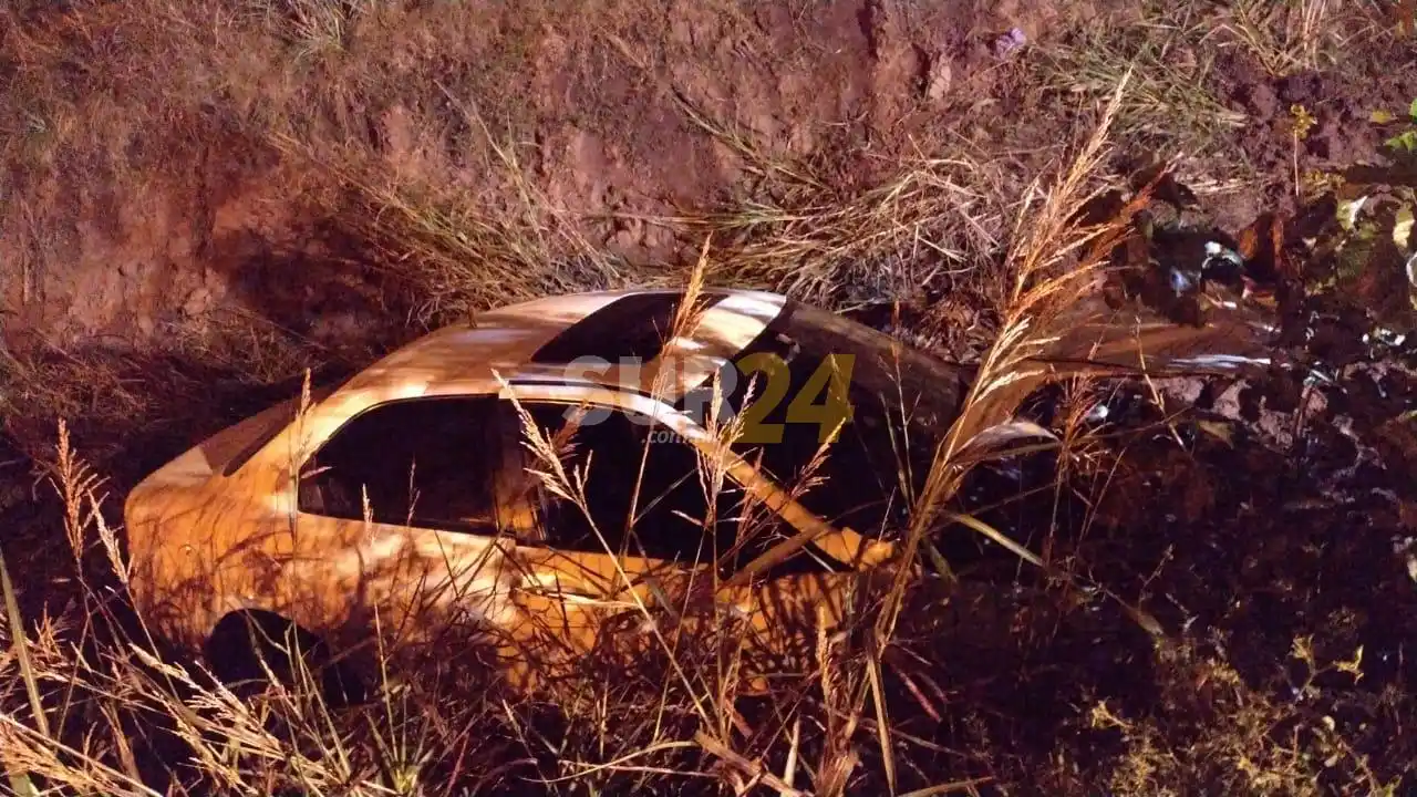 Villa Cañás: despiste con una lesionada en ruta 94