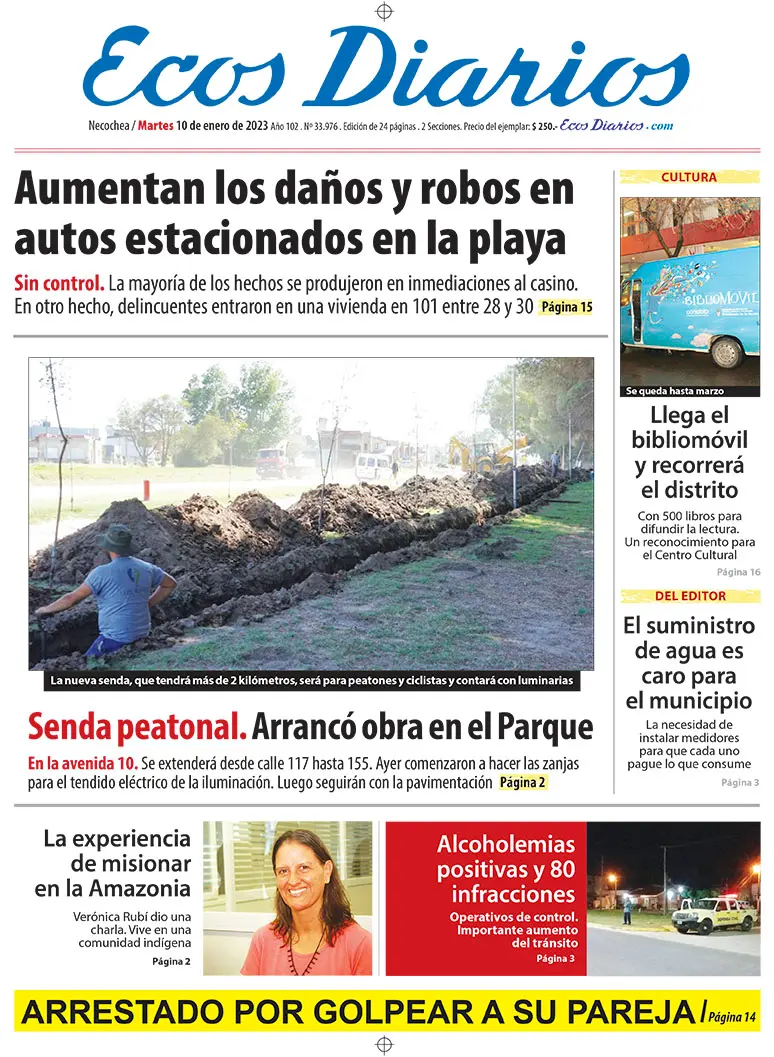 Tapa del 10 de enero 2023