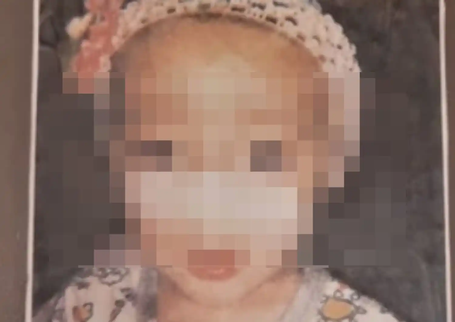 La foto de la niña con la que las personas se presentan para pedir colaboración.