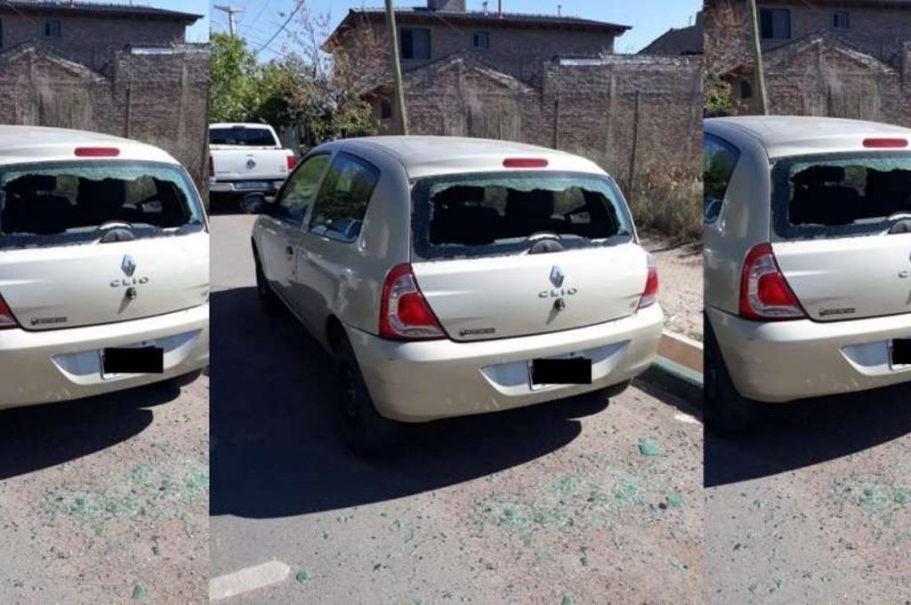 Le destrozaron el auto a una médica en Guaymallén
