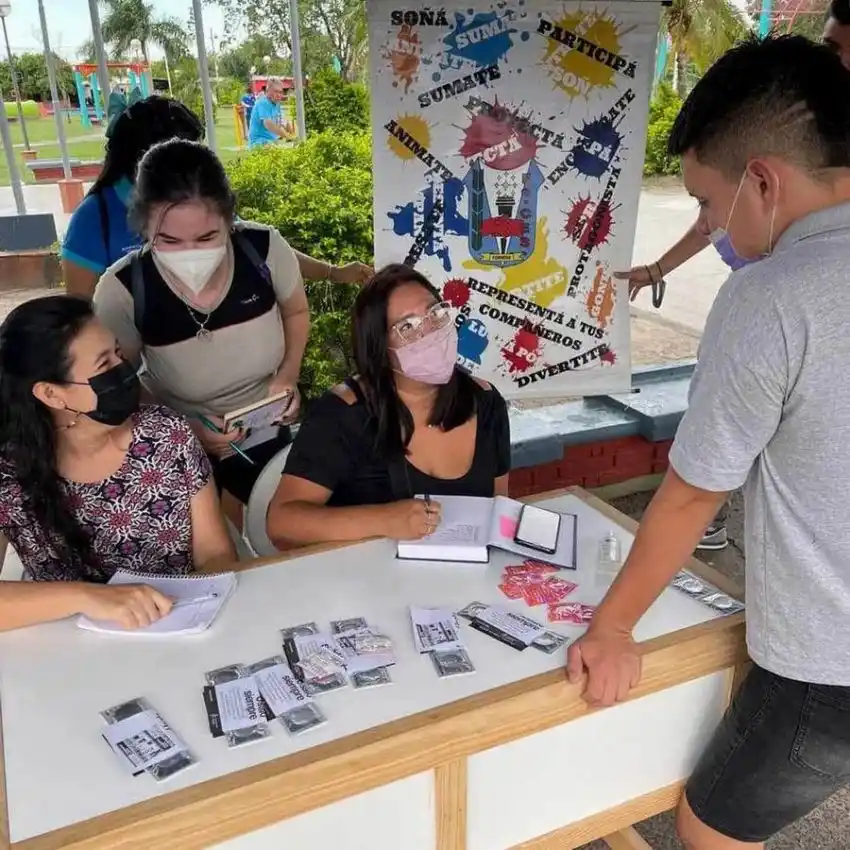 Operativo de acceso a la beca Progresar se realizó en el barrio Antenor Gauna