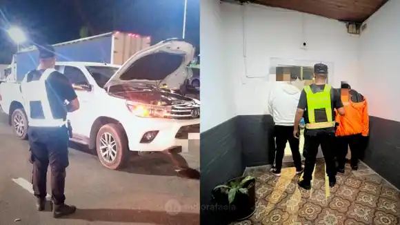 Detectaron en un control a una camioneta con pedido de captura y adulterada en General Lagos
