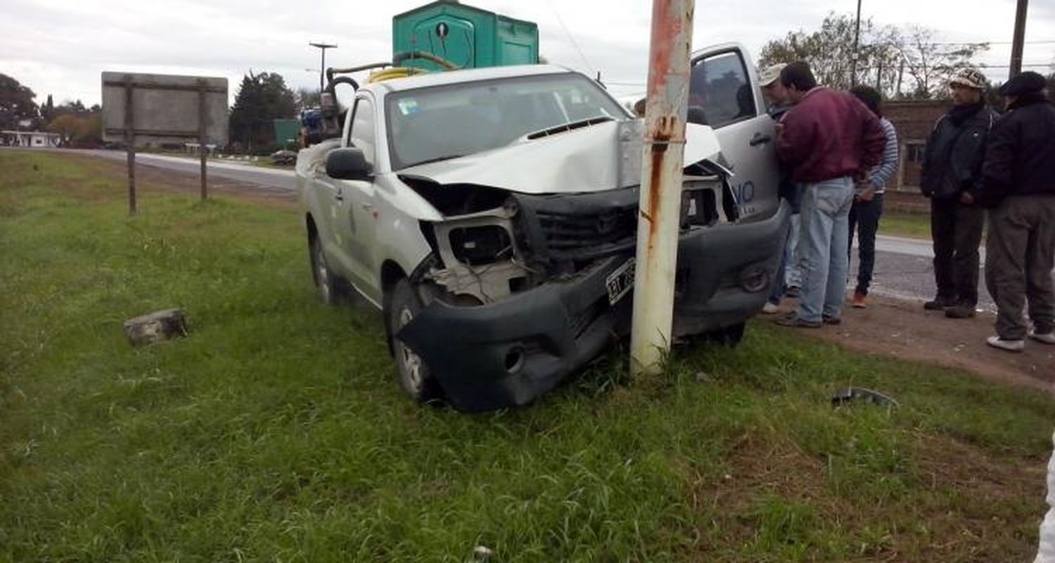 Accidente en ruta 191 a la altura de Pueblo Doyle