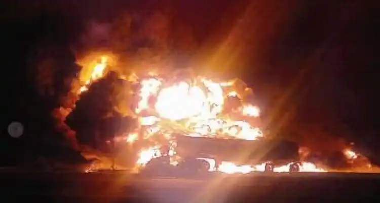 Choque, explosión, y muerte