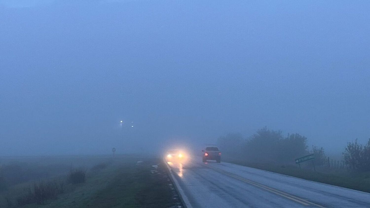 Rige una advertencia por niebla para Venado Tuerto y alrededores