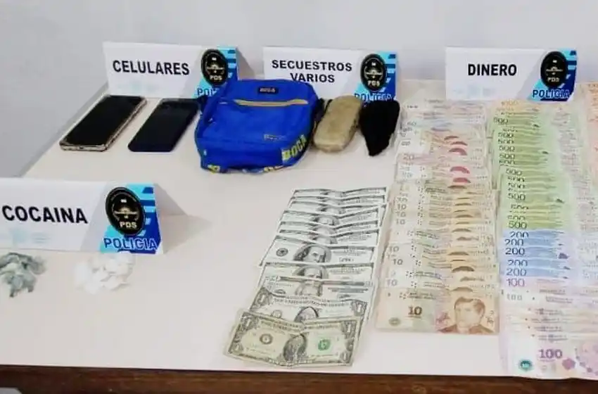 Detienen a un remisero en un “pasamano” de estupefacientes