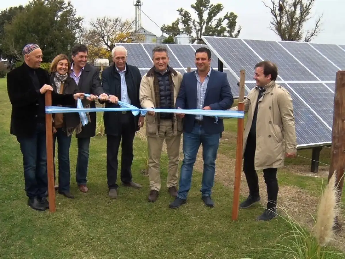 El tambo entrerriano que utiliza paneles solares