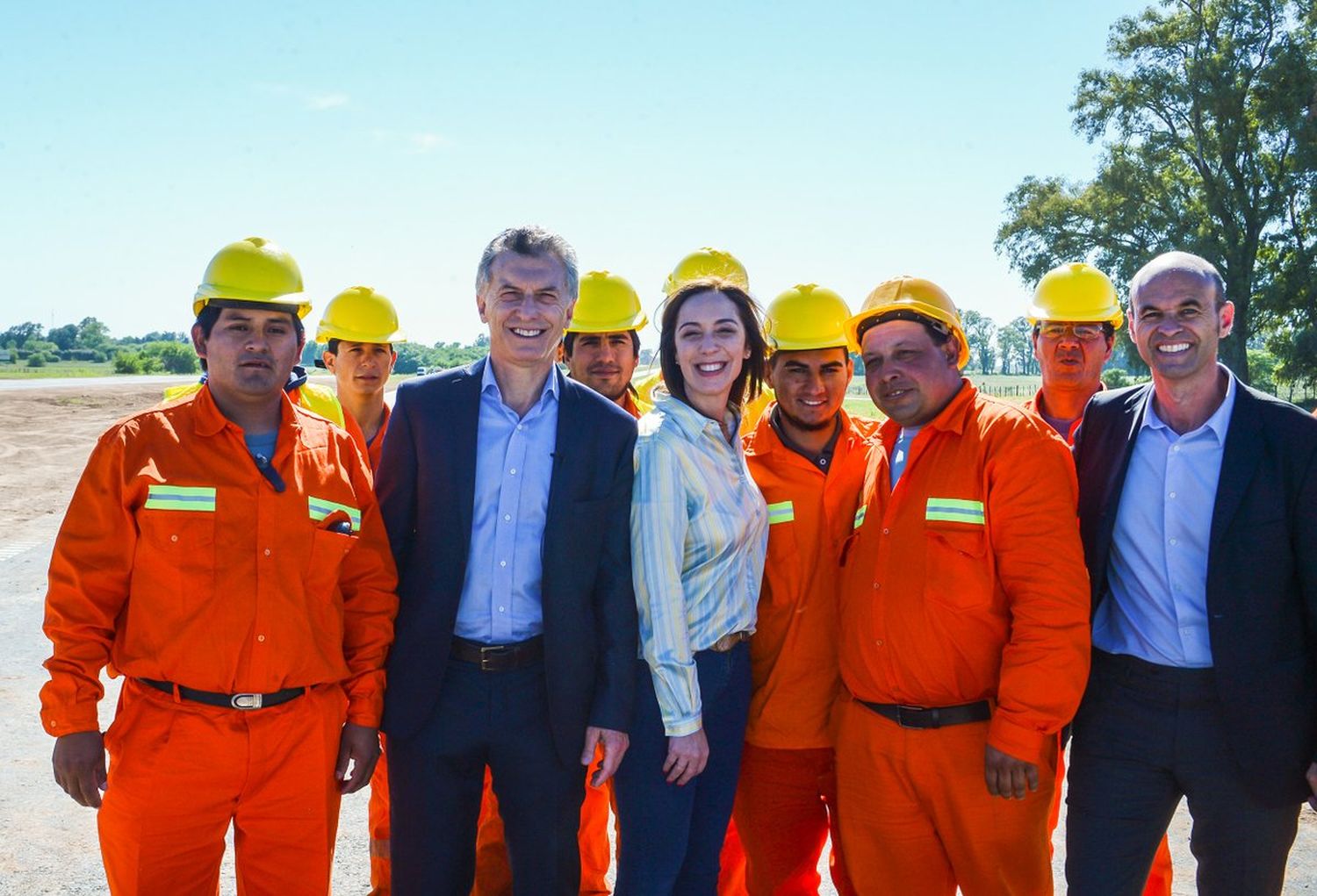 Macri y Vidal inauguraron el primer tramo de la autovía 5 en Luján