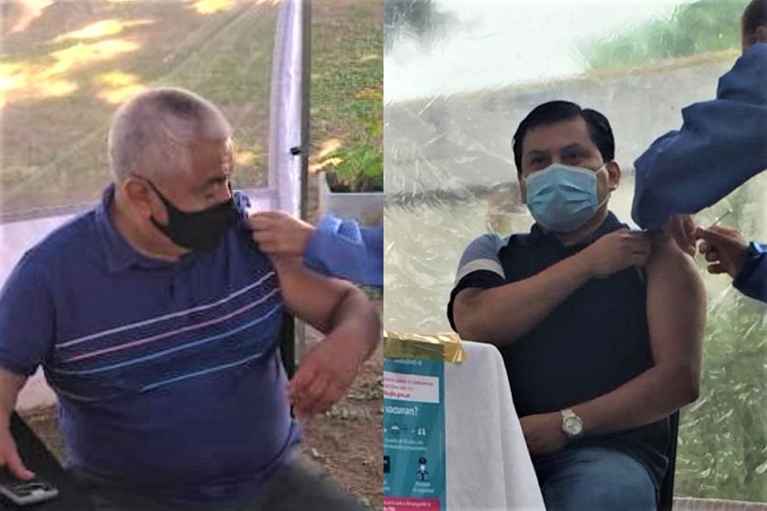 El Gobierno explicó porqué Ramón y Cecilio Salazar se vacunaron contra el coronavirus