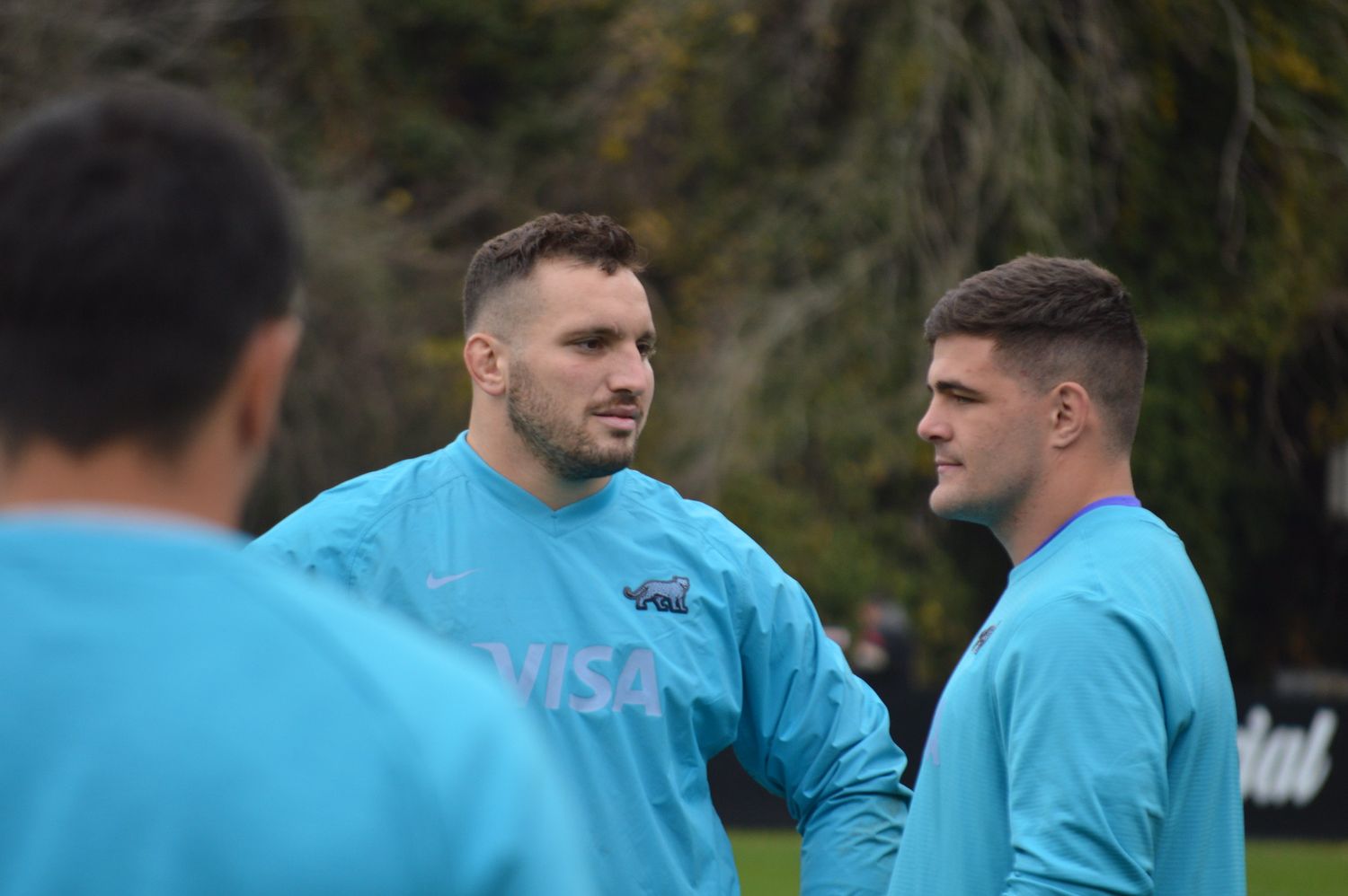 Ignacio Calles, en la práctica de Argentina XV en Casa Pumas.