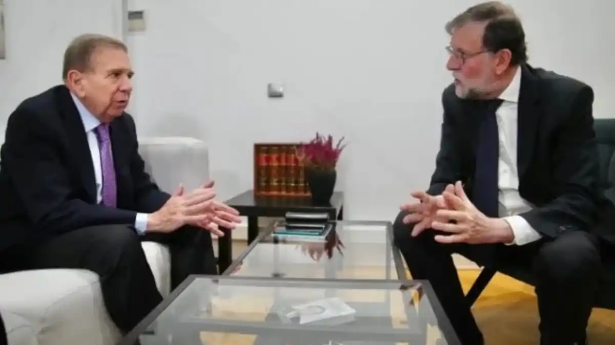 CON EL PP DE ALIADO: Edmundo González se reunió también con el expresidente español Mariano Rajoy, y tiene previsto hacerlo con Feijóo