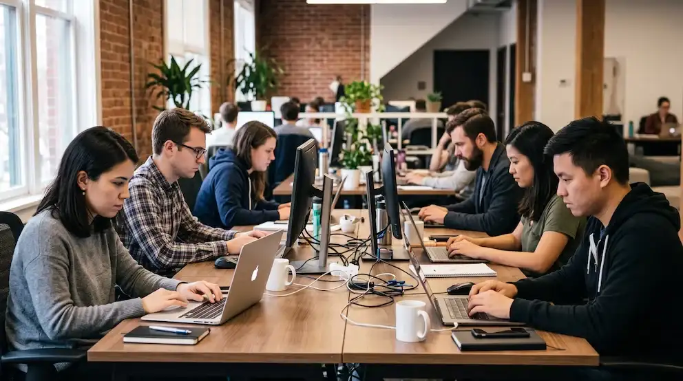 Muchas de las conversaciones que antes se tenían con compañeros de trabajo, ahora se desarrollan con la IA