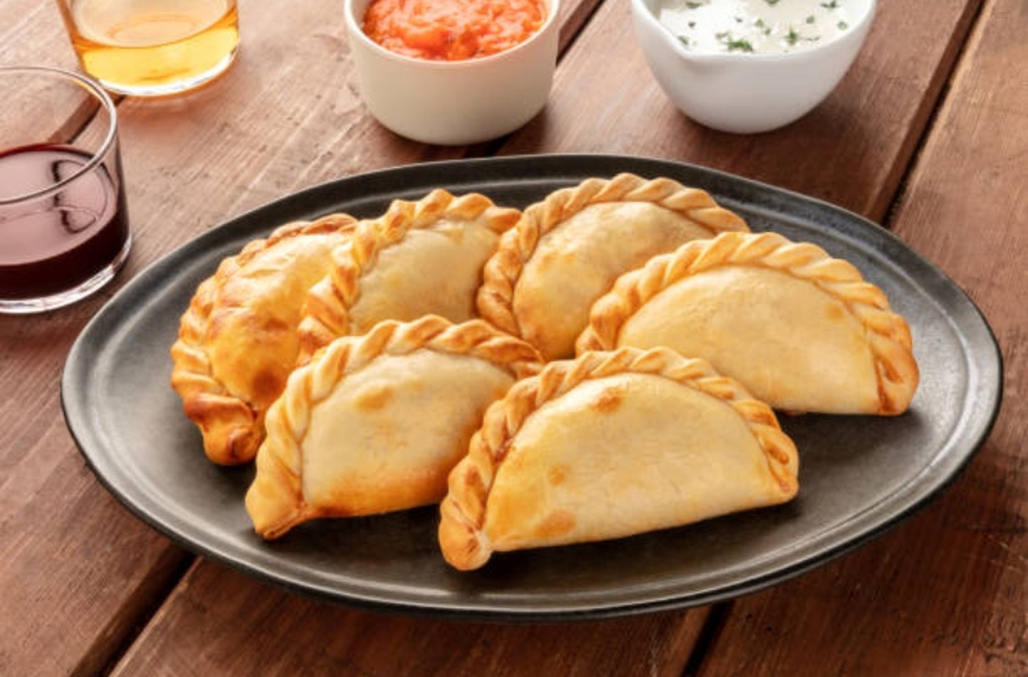 Empanadas de osobuco al vino tinto