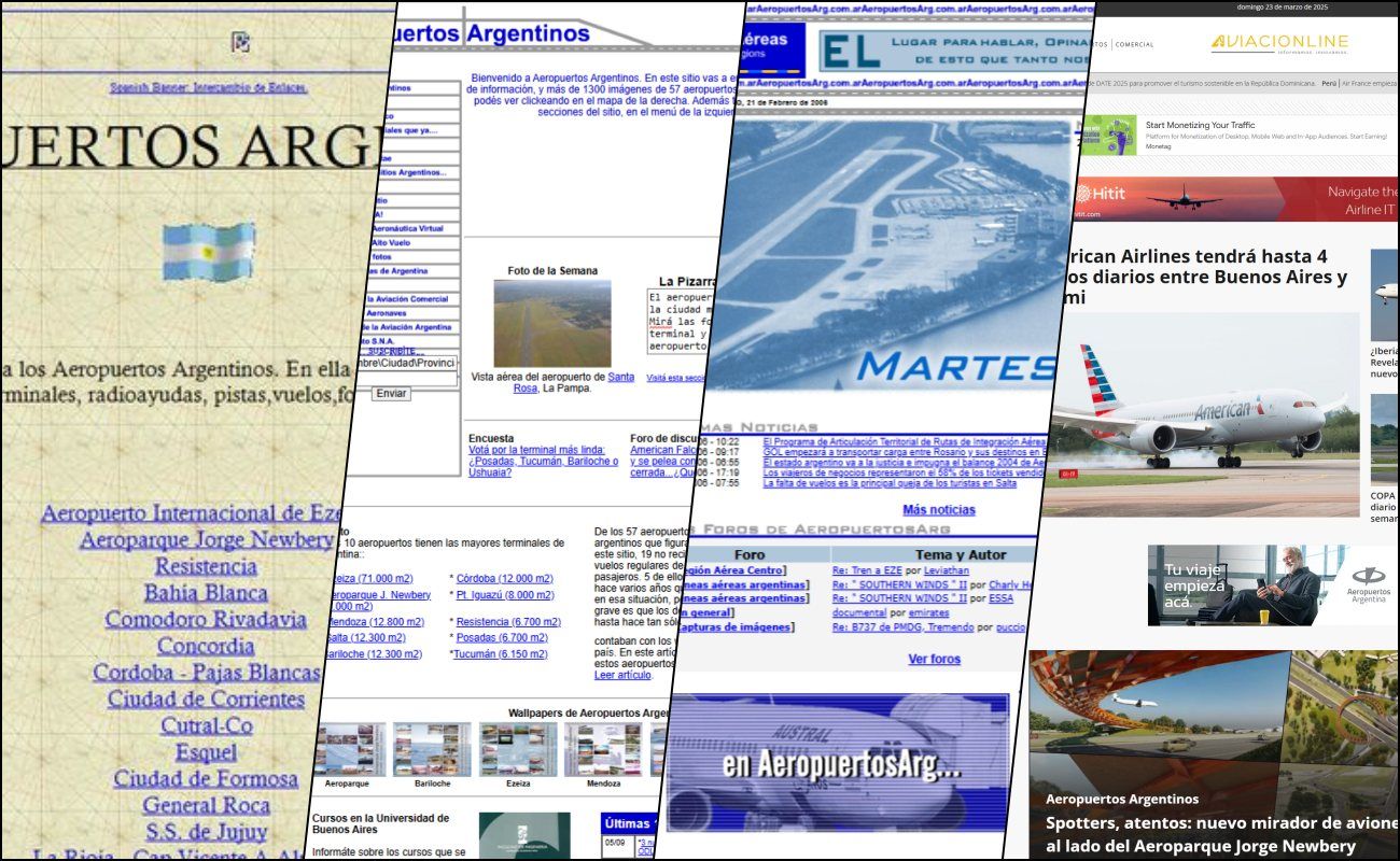 De AeropuertosArg a Aviacionline: mis 25 años "contando la aviación"