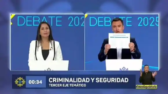 DEBATE en ECUADOR: Noboa insiste en su plan de permitir bases militares extranjeras en su país