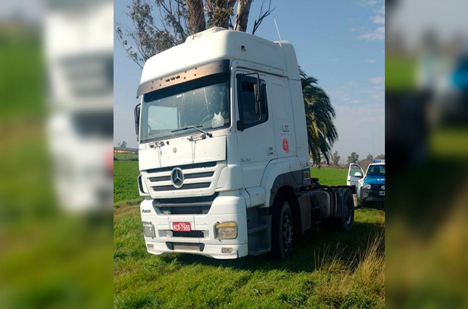 “Piratas del asfalto” asaltan un camión y lo abandonan en la RP20