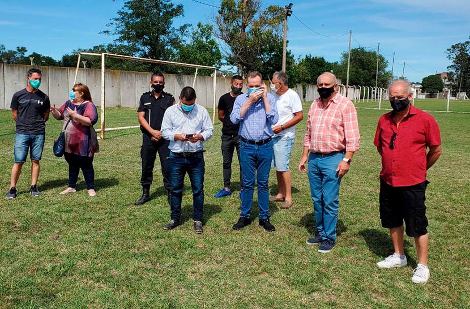 Se comprometieron a reforzar la seguridad en el predio del club San Lorenzo