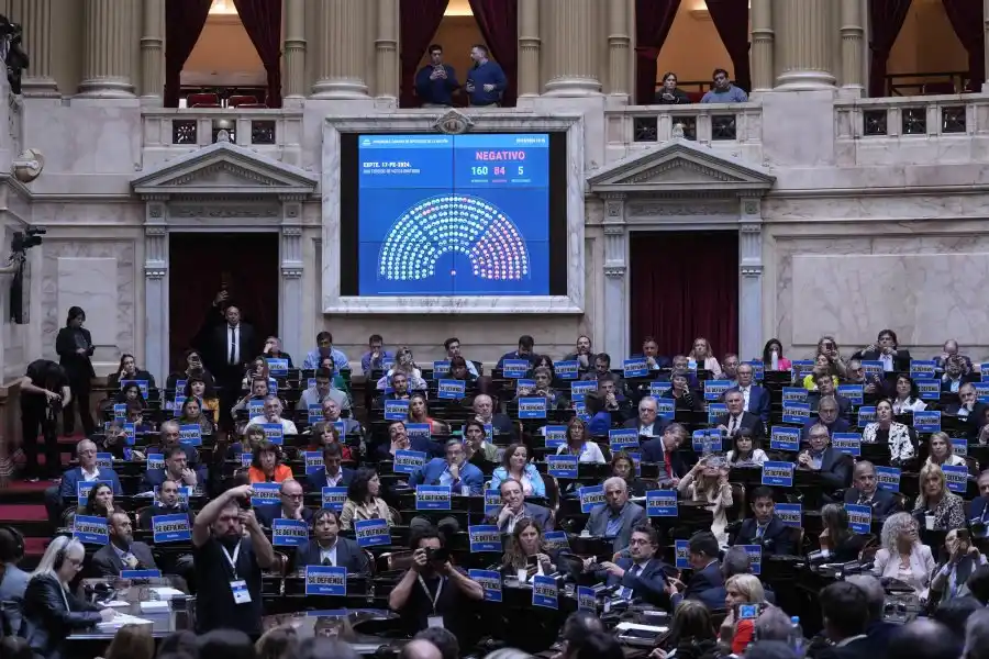 Cómo votaron los diputados santafesinos en el veto de Milei a la ley de Financiamiento Universitario