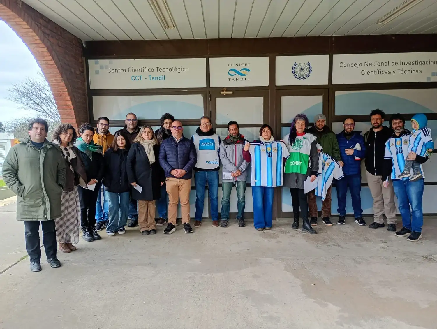 Representantes de ATE Conicet realizaron acciones de visibilización en el Campus.