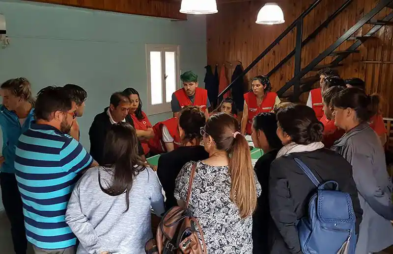 LOBERÍA: Siguen los trabajos para ayudar a los damnificados