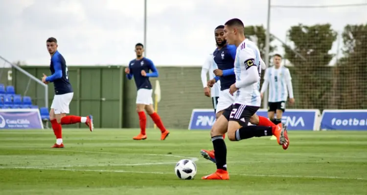 Sin Sebastián Ramírez, la Selección Argentina U20 perdió en su primera presentación en España