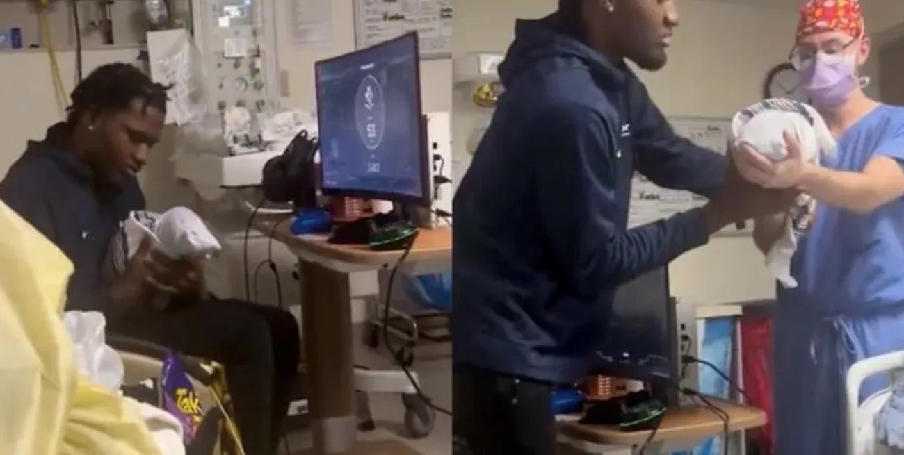 Insólito: llevó su PC gamer al hospital mientras su esposa daba a luz y desató un intenso debate